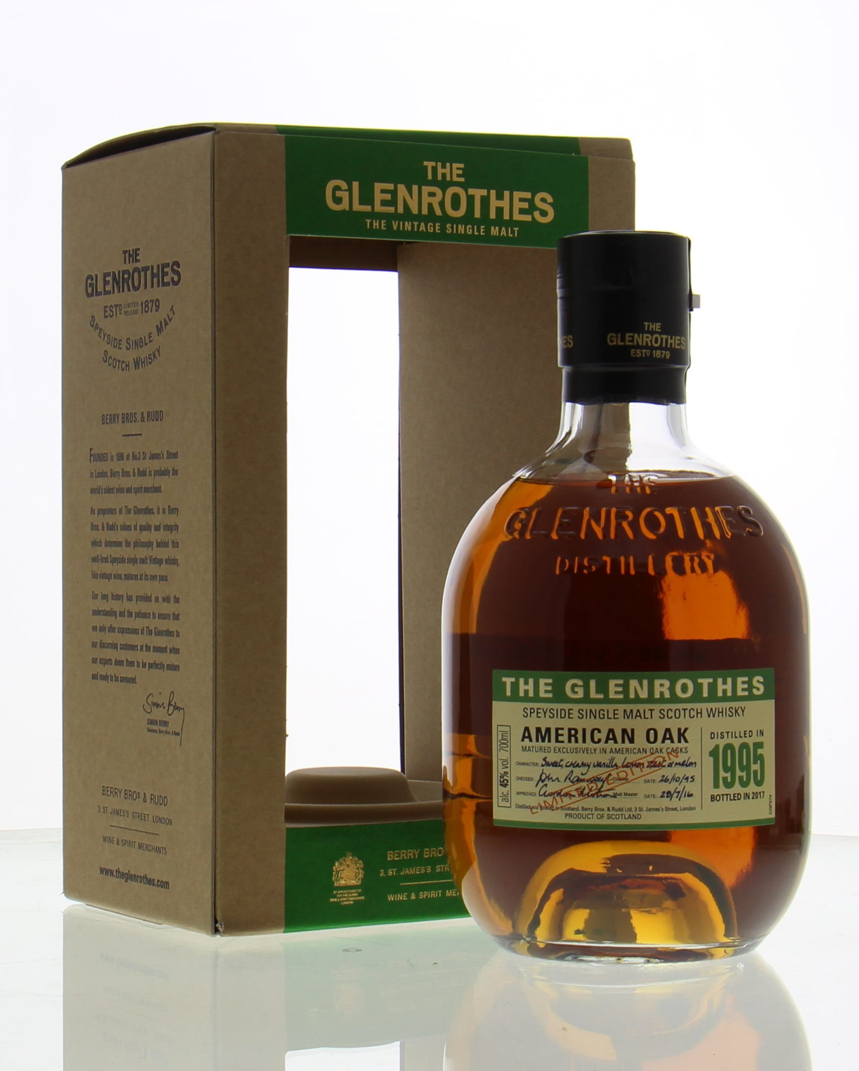 Glenrothes 1995 American Oak, 45%