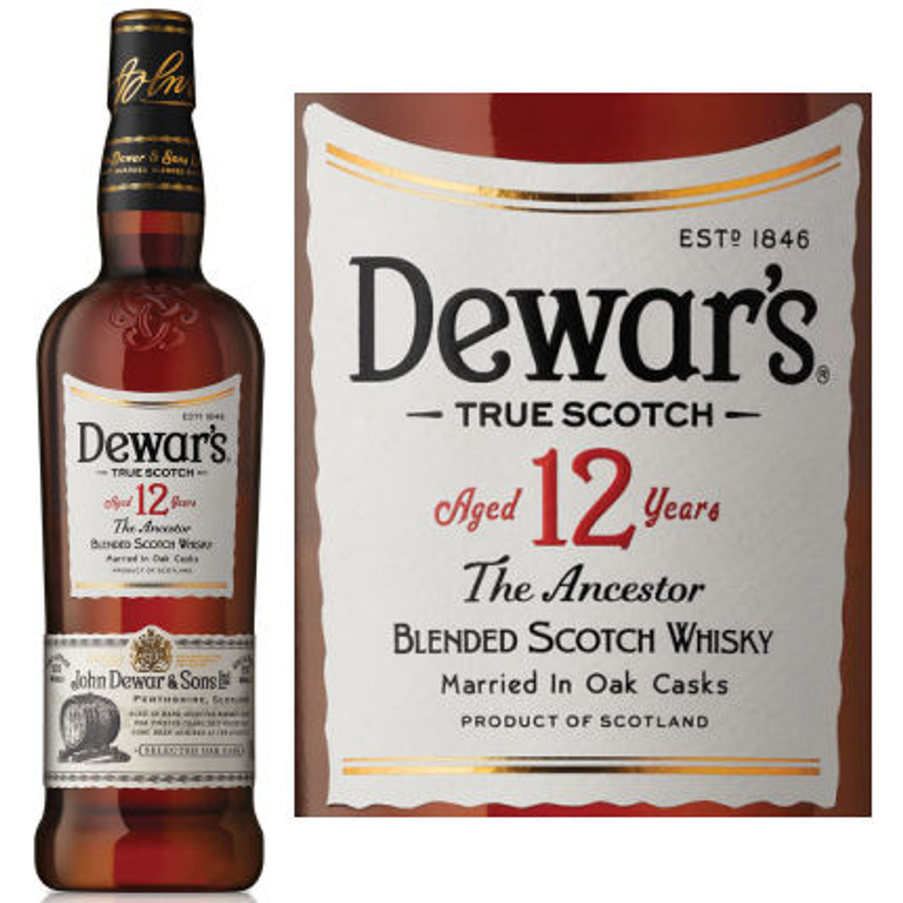 Dewar’s 12 year old The Ancestor, 40%