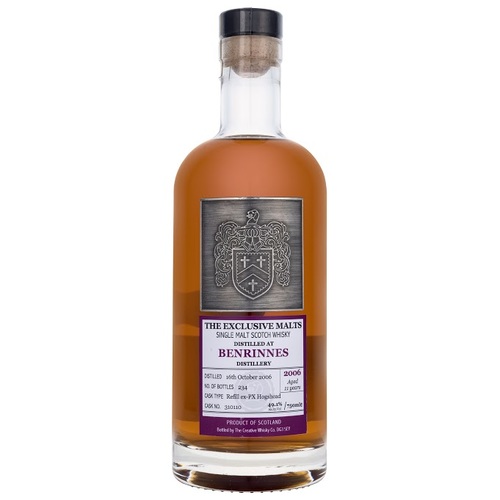 Exclusive Malts (Distilled at Benrinnes) 2006 11 year old,  49.1%