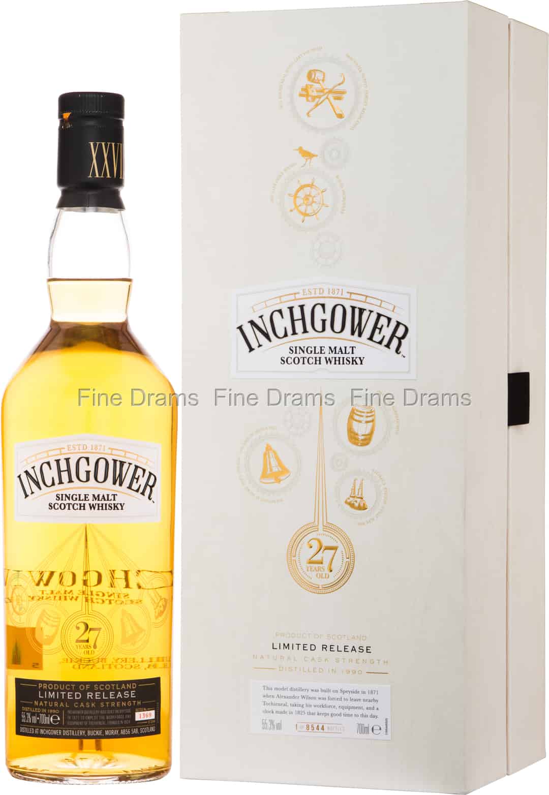Inchgower 27 year old, 55.3%