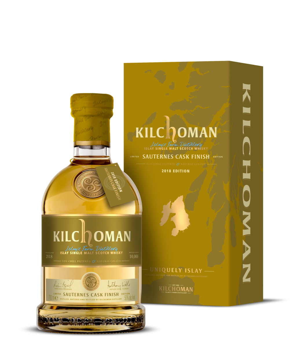 Kilchoman Sauternes Cask Finish 2018, 50%