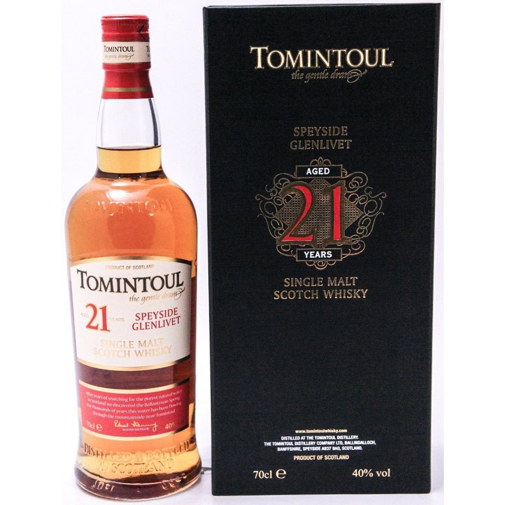Tomintoul 21 year old, 40%