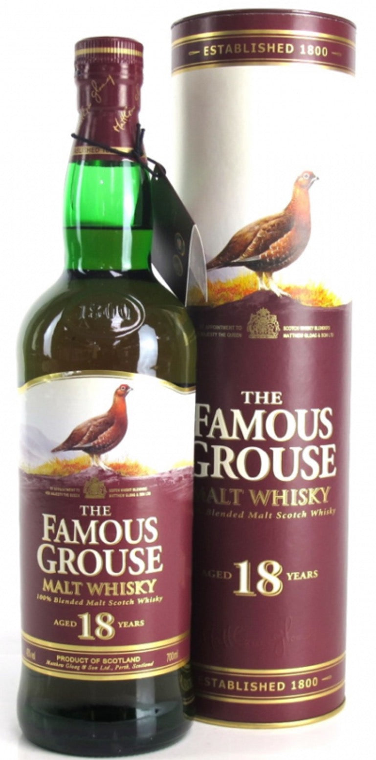 The Famous Grouse Malt Whisky, 18 year old, 43%