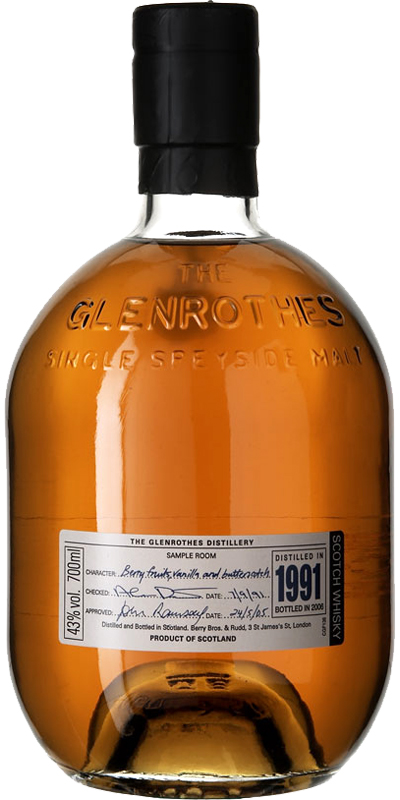 Glenrothes, 1991 Vintage, 43%