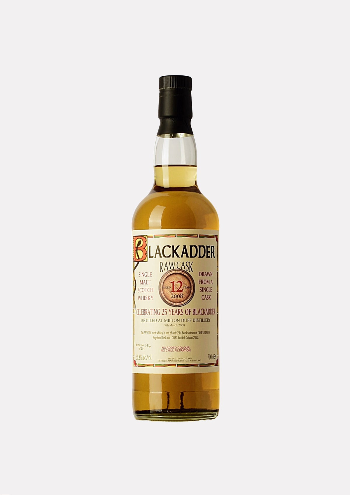 Blackadder 12 year old (distilled at Laphroaig) 1988, 45%