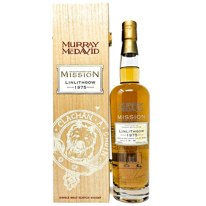 Murray McDavid Mission IV (distilled at Linlithgow), 1975 Vintage, 46%