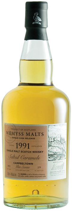 Wemyss Malts Salted Caramels (distilled at Glen Scotia) 1991, 46%