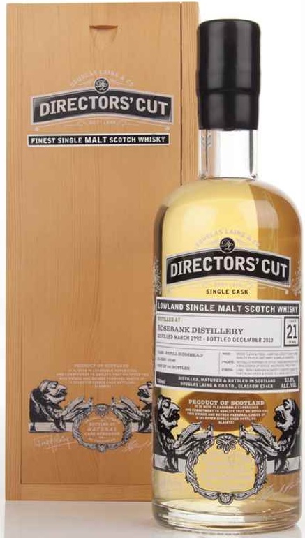 Douglas Laing Directors’ Cut (distilled at Rosebank) 21 year old cask #10146, 53.8%