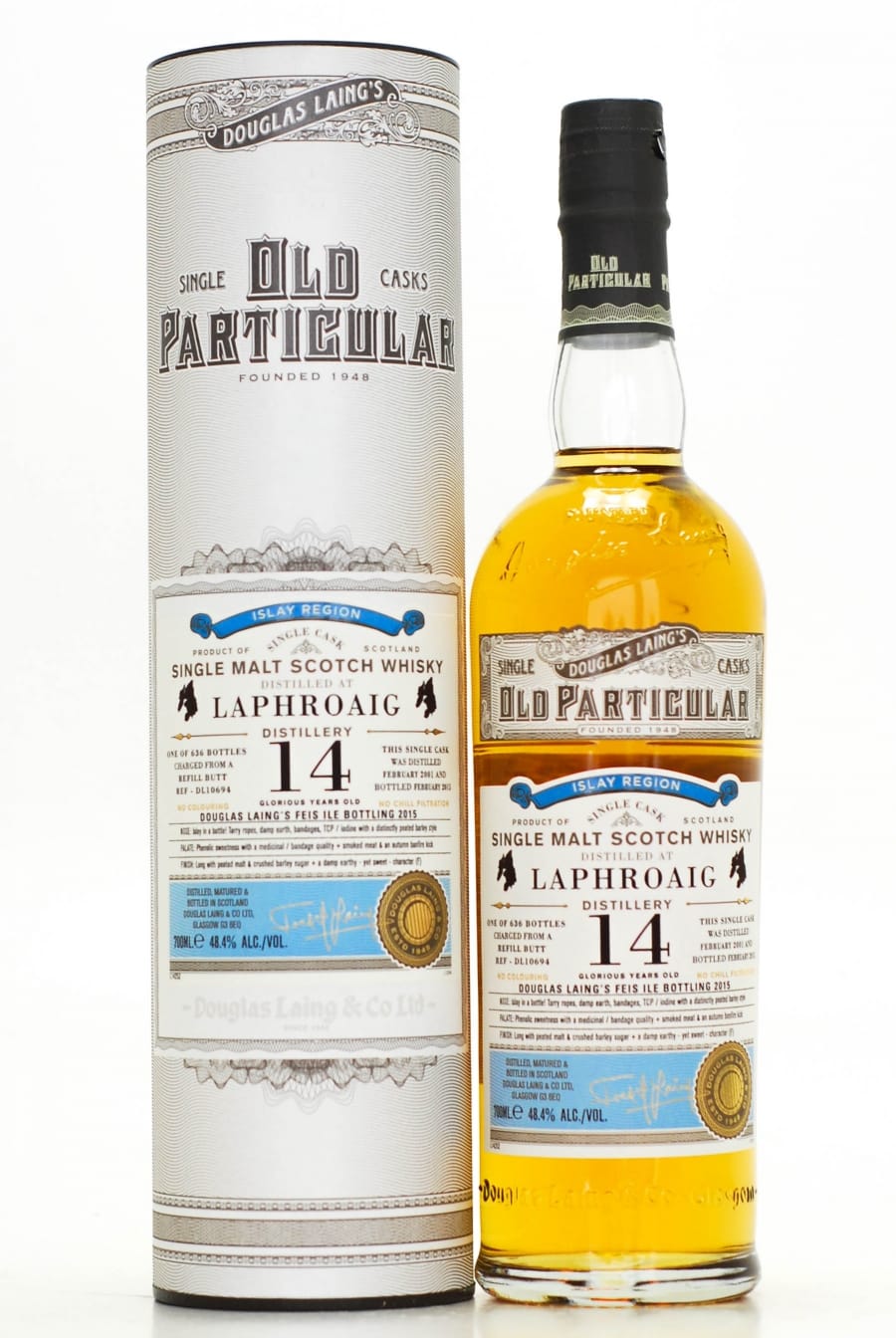 Douglas Laing Old Particular (distilled at Laphroaig) 14 year old, 48.4%