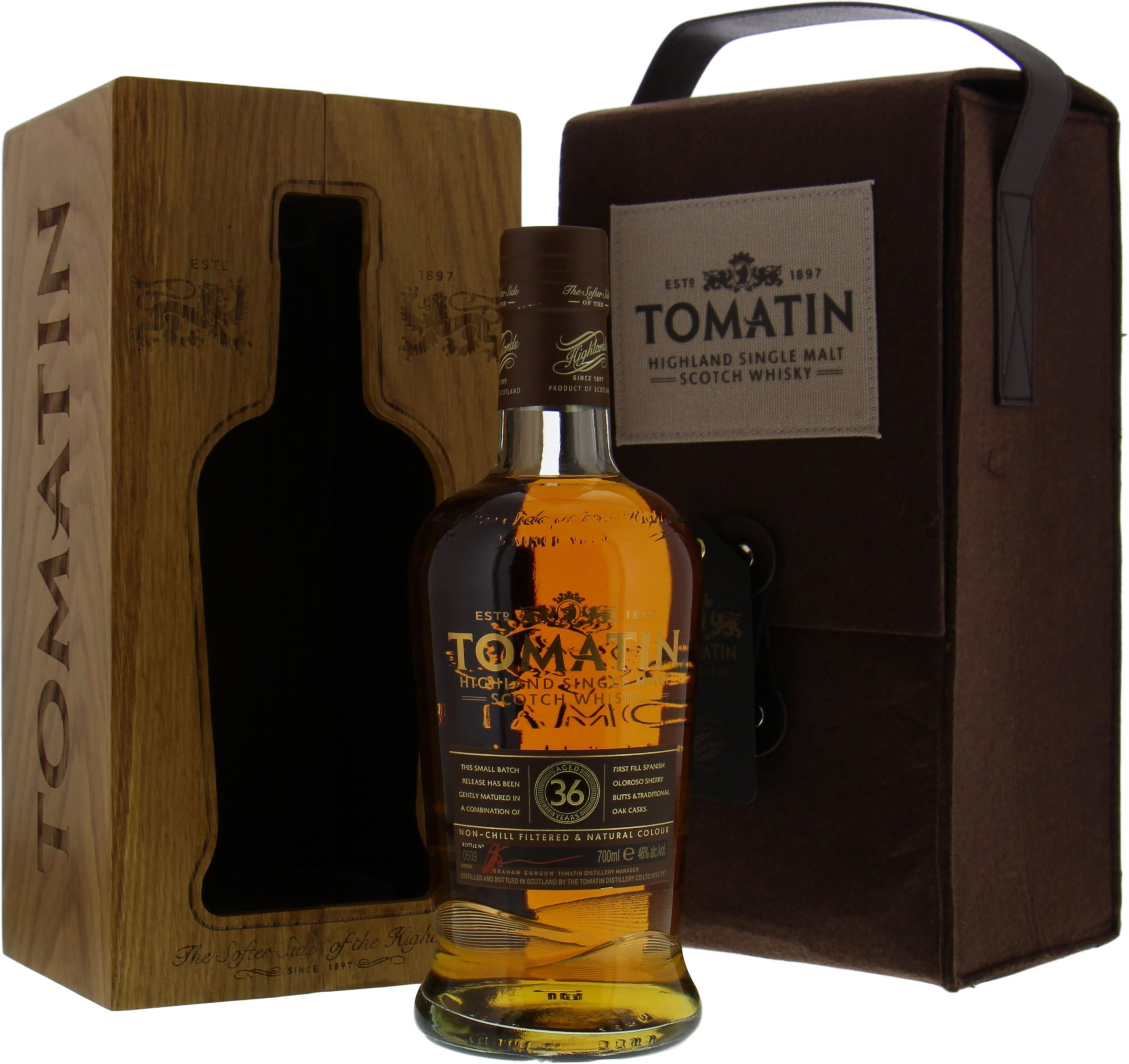 Tomatin 36 year old, 46%