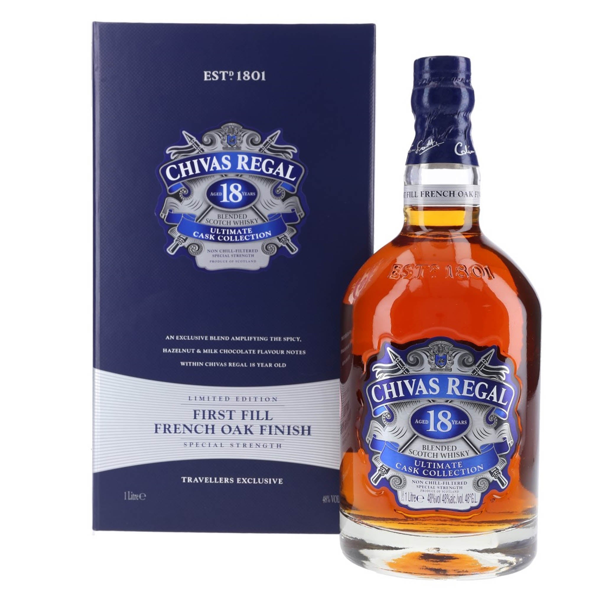 Chivas Regal 18 year old Ultimate Cask Collection First Fill French Oak Finish, 48%