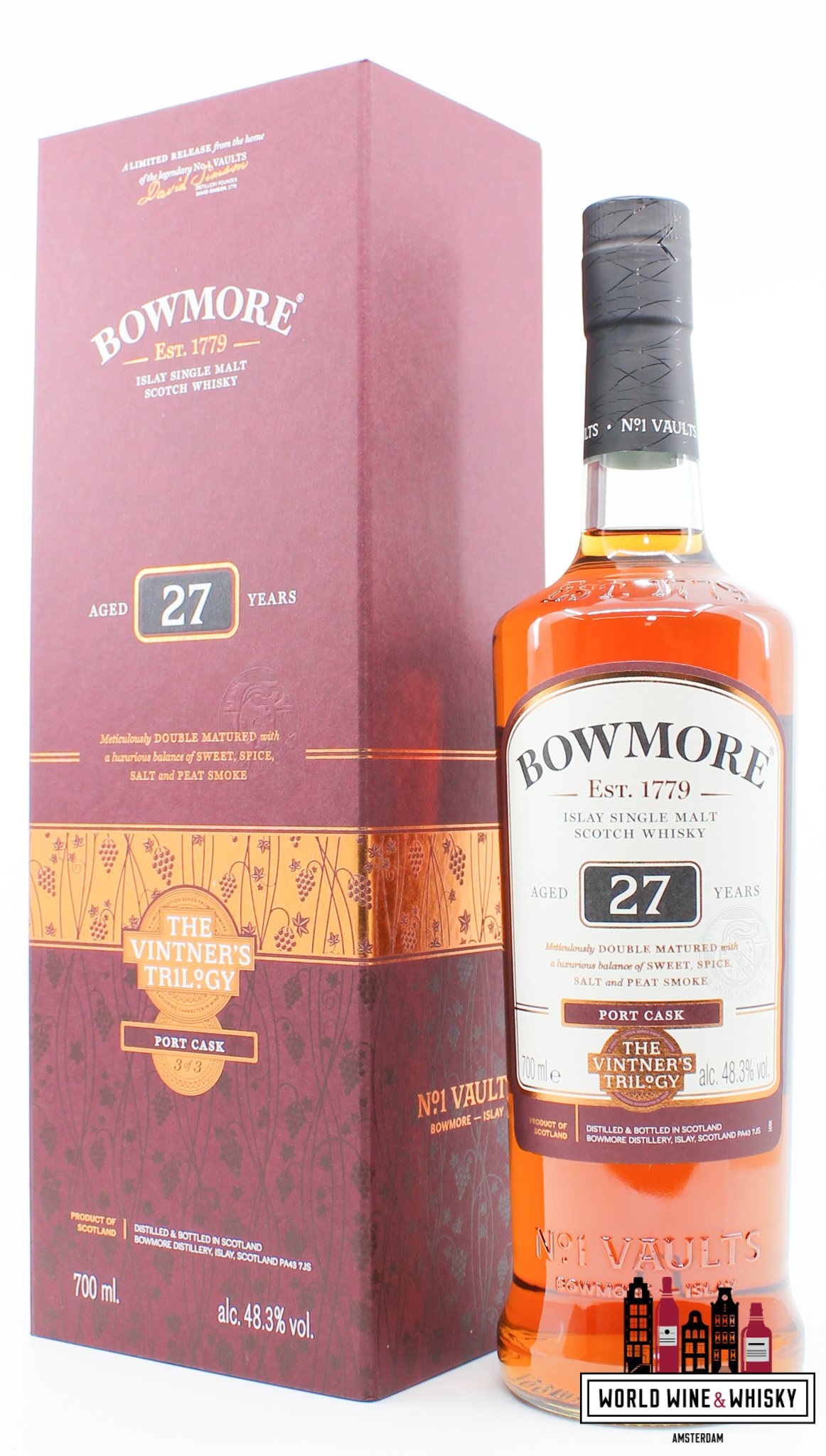 Bowmore 27 year old Port Cask, 48.3%