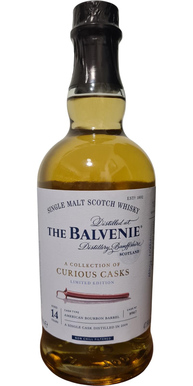Balvenie 2009 vintage, 64.6%