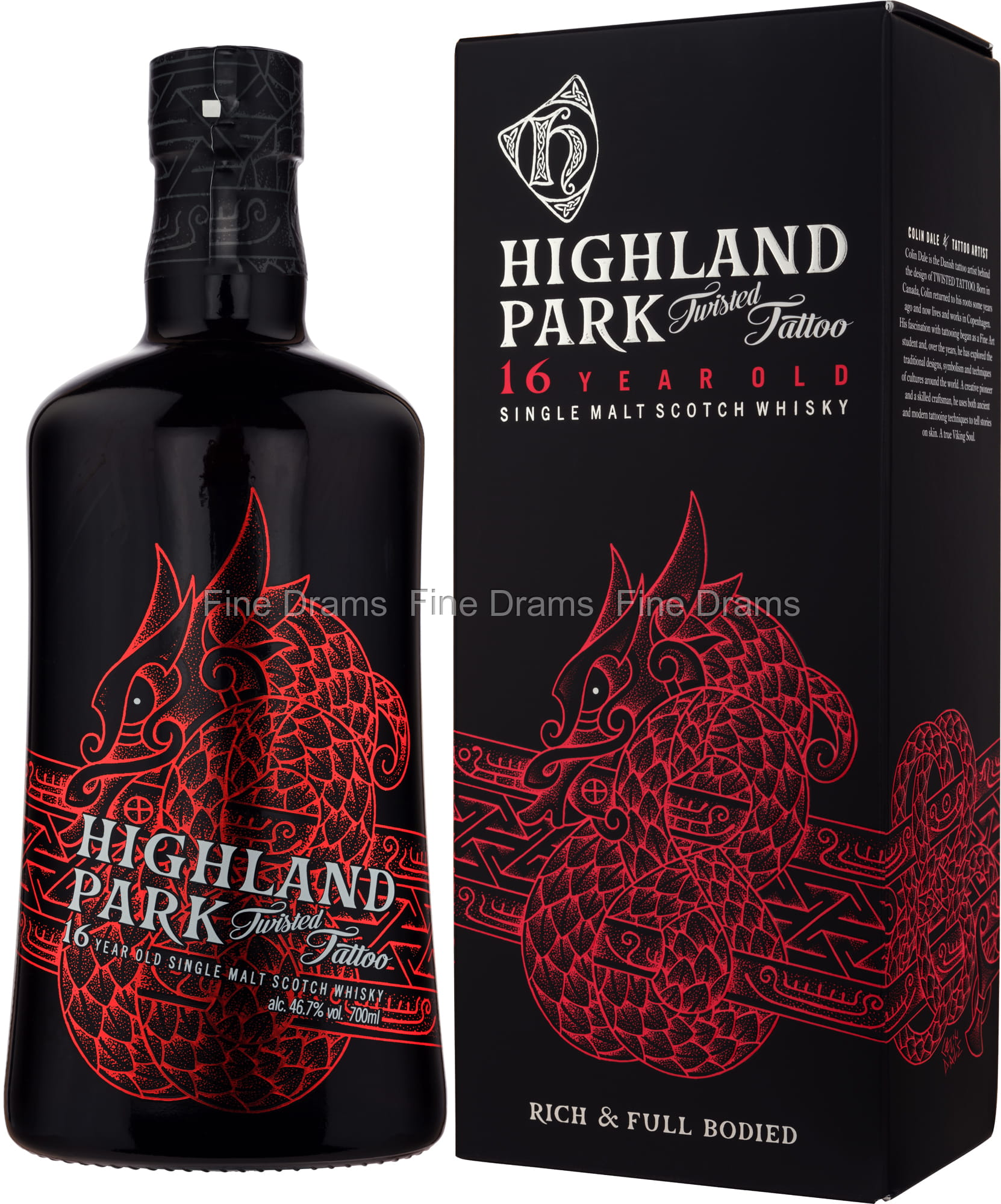 Highland Park 16 year old Twisted Tattoo, 46.7%