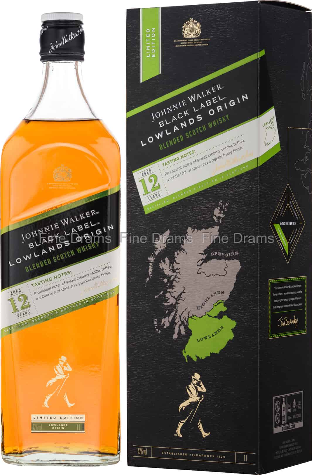 Johnnie Walker Black Label Lowlands Origin, 42%