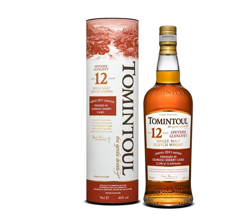 Tomintoul 12 year old Oloroso Sherry Cask, 40%