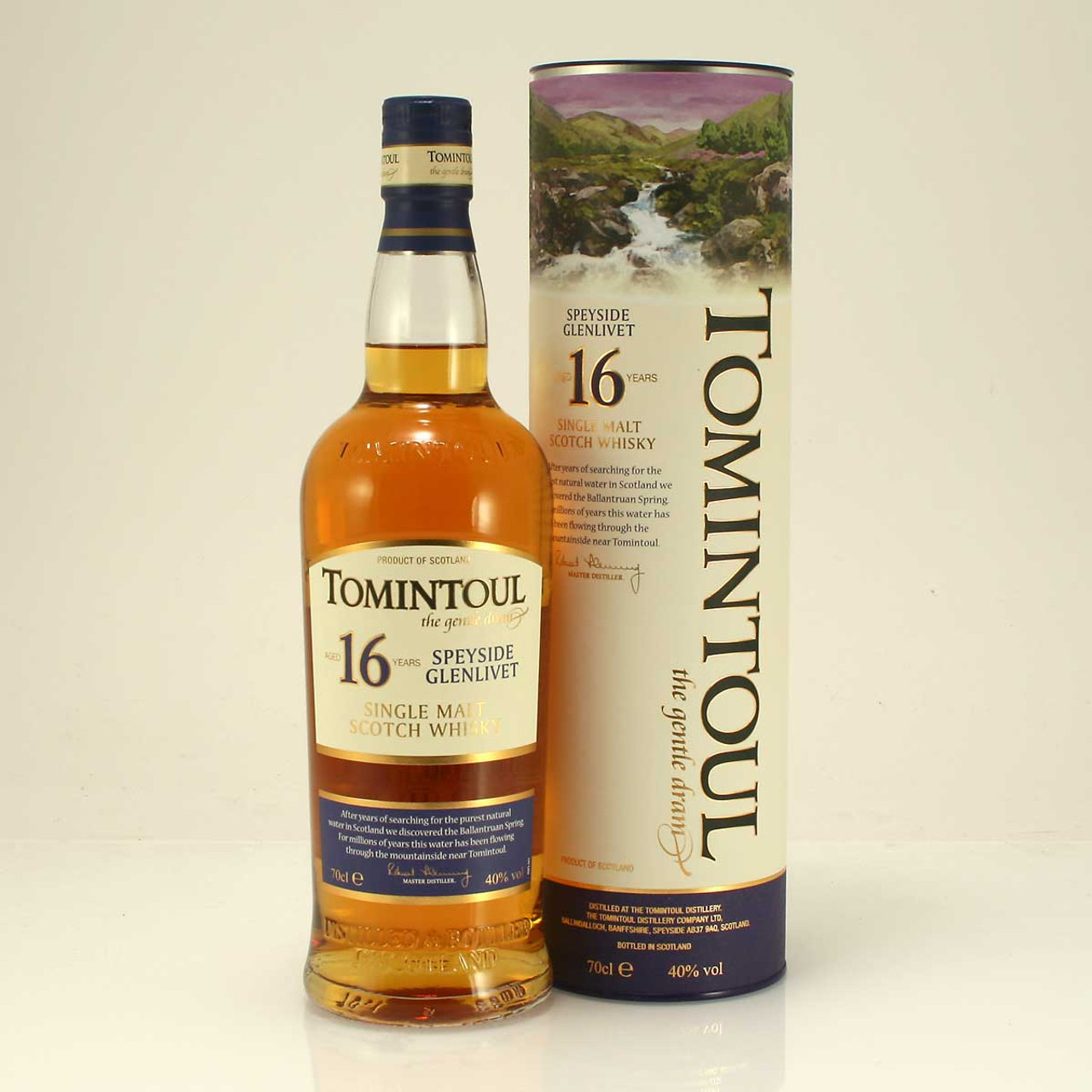 Tomintoul 16 year old, 40%