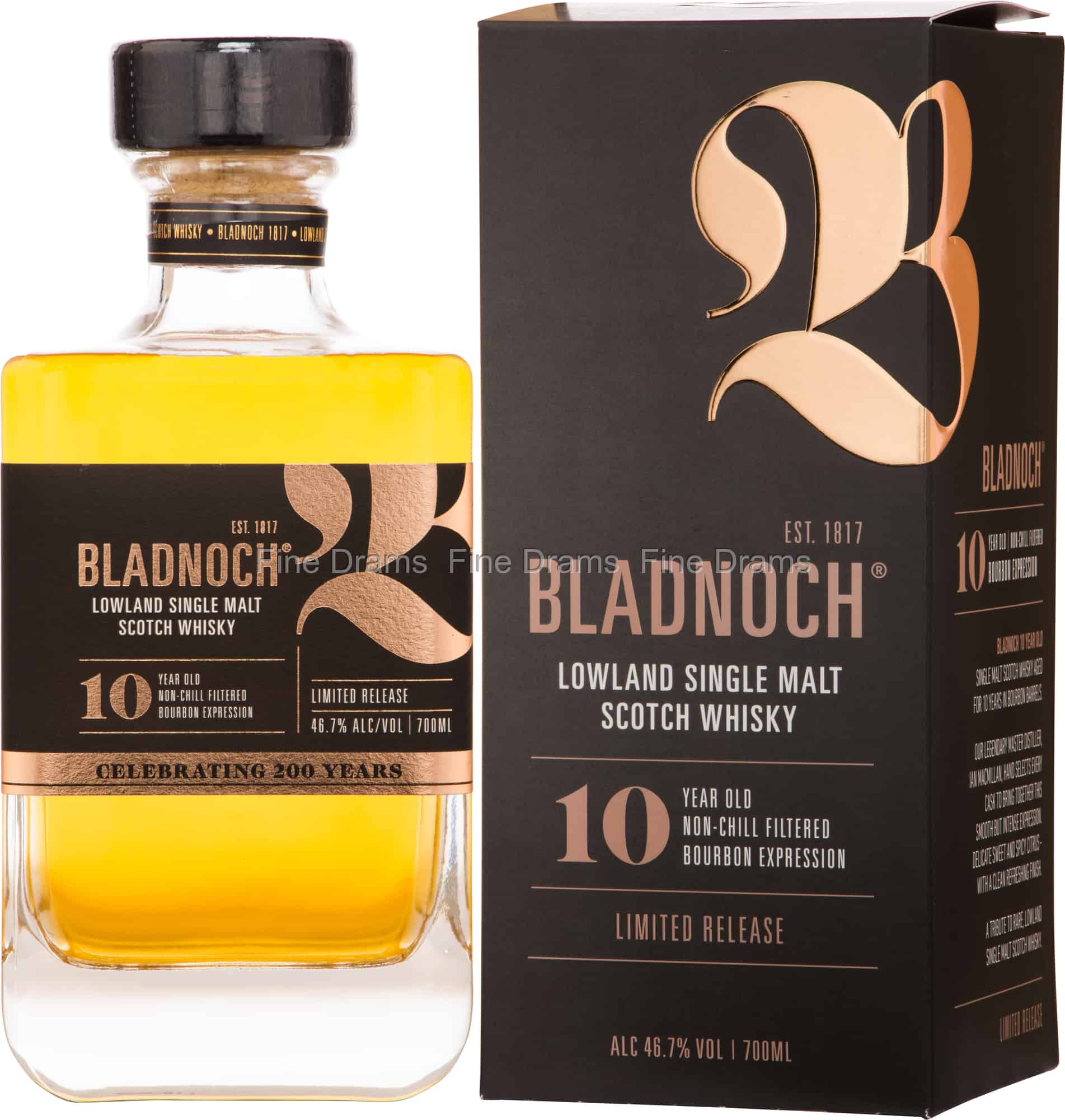 Bladnoch 10 year old, 46.7%