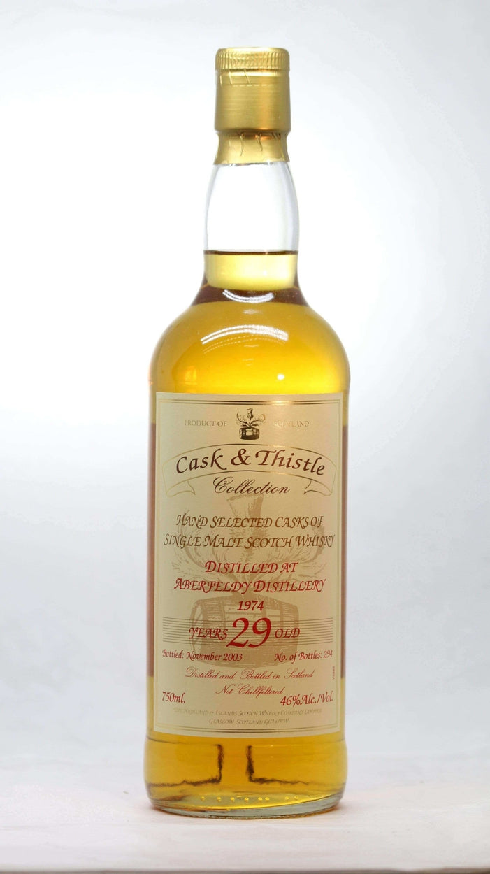 Cask & Thistle 29 year old 1974 Vintage (distilled at Aberfeldy)