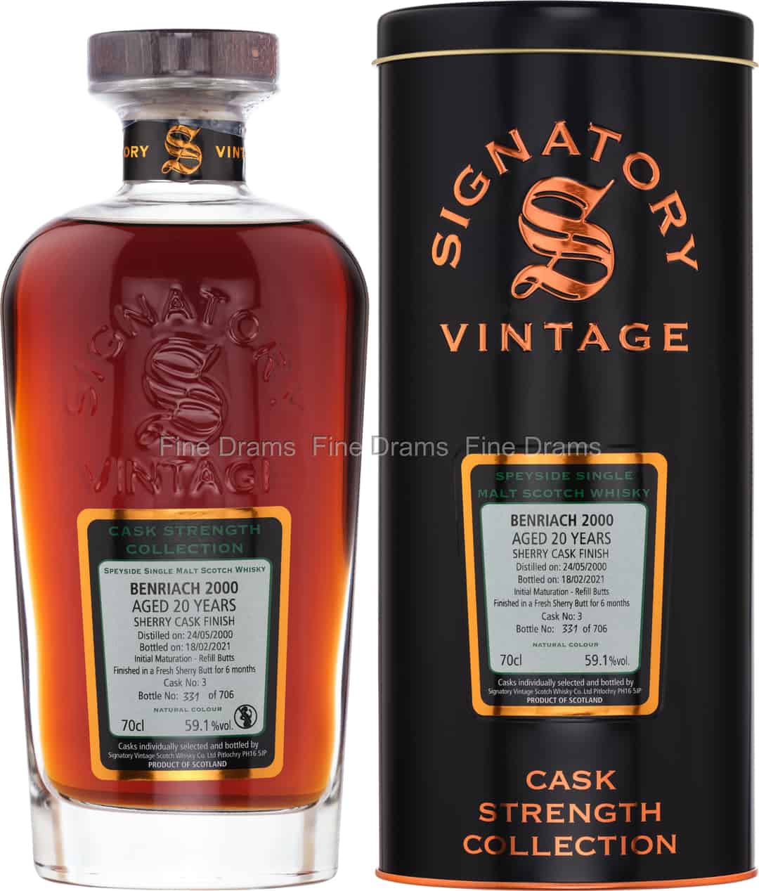 BenRiach 20 year old, 46%