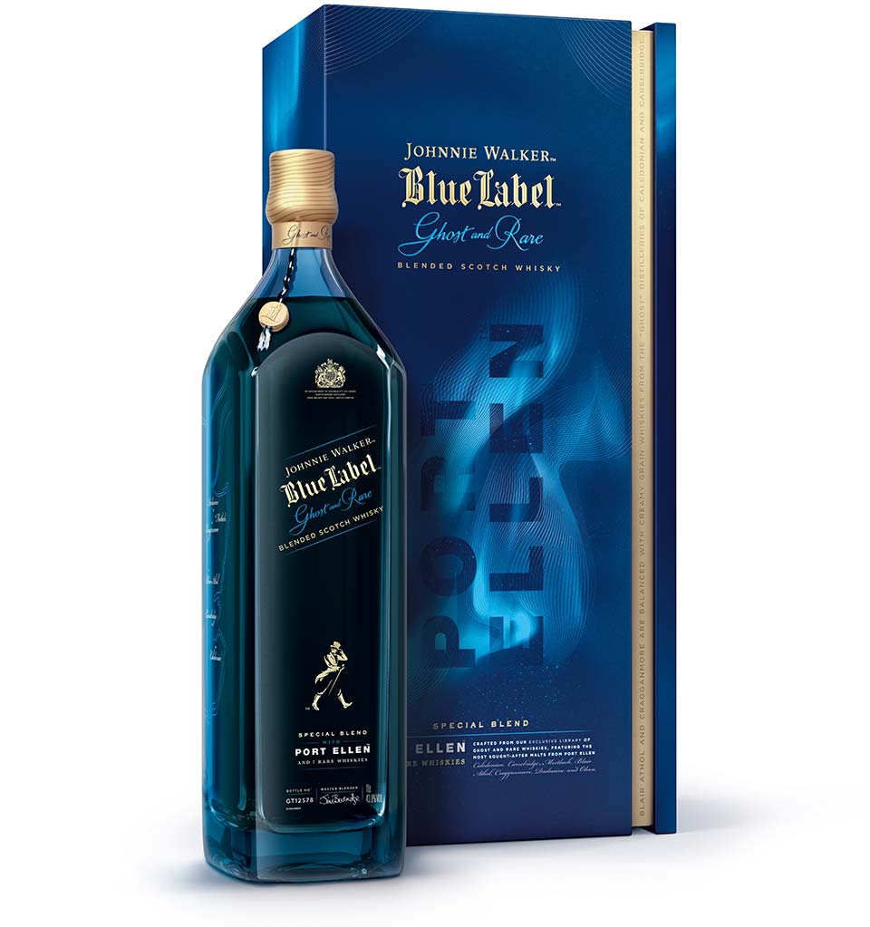 Johnnie Walker Blue Label Ghost and Rare Port Ellen Edition, 43.8%