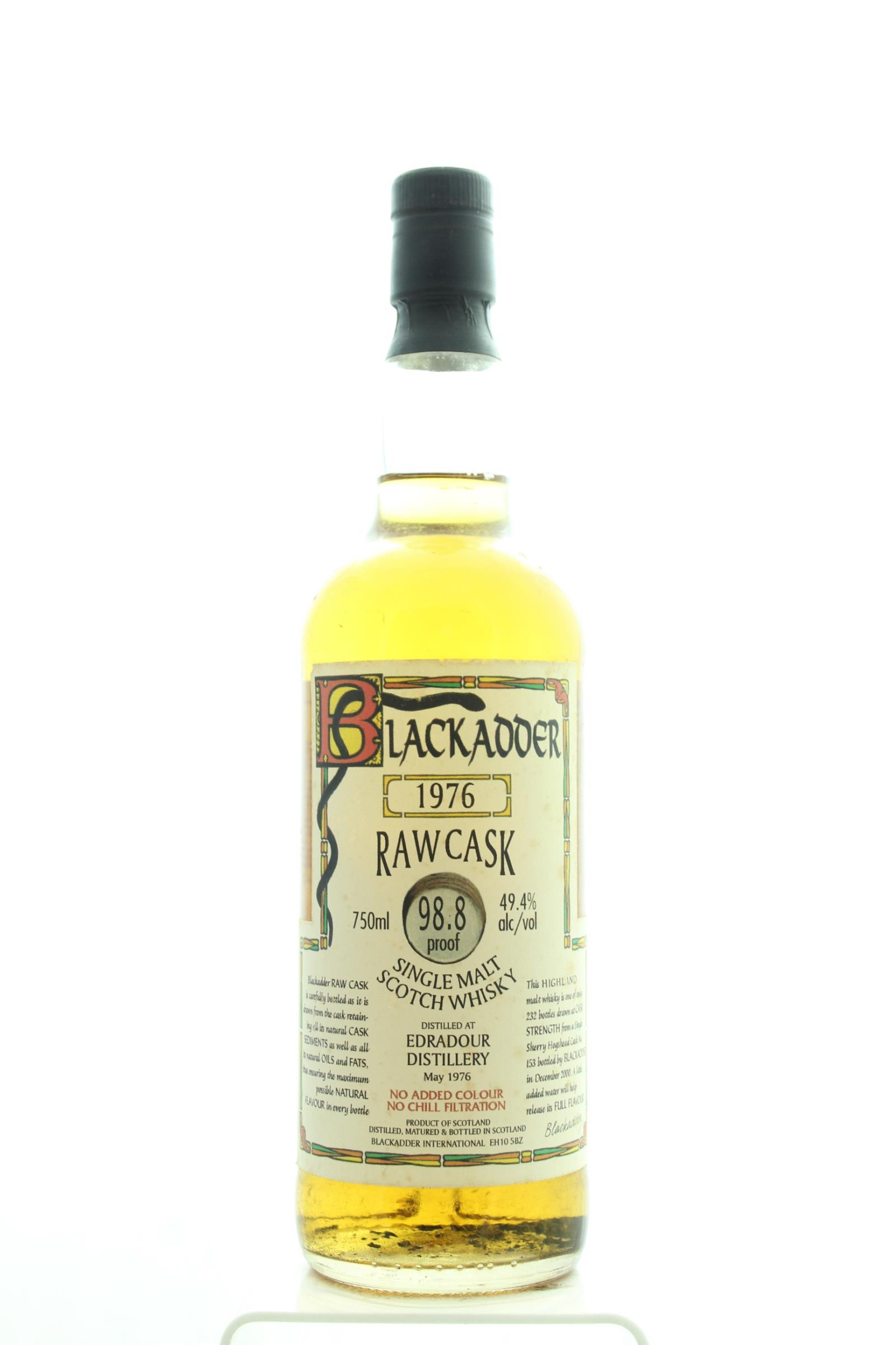 Blackadder Raw Cask (distilled at Edradour), 1976, 49.4%