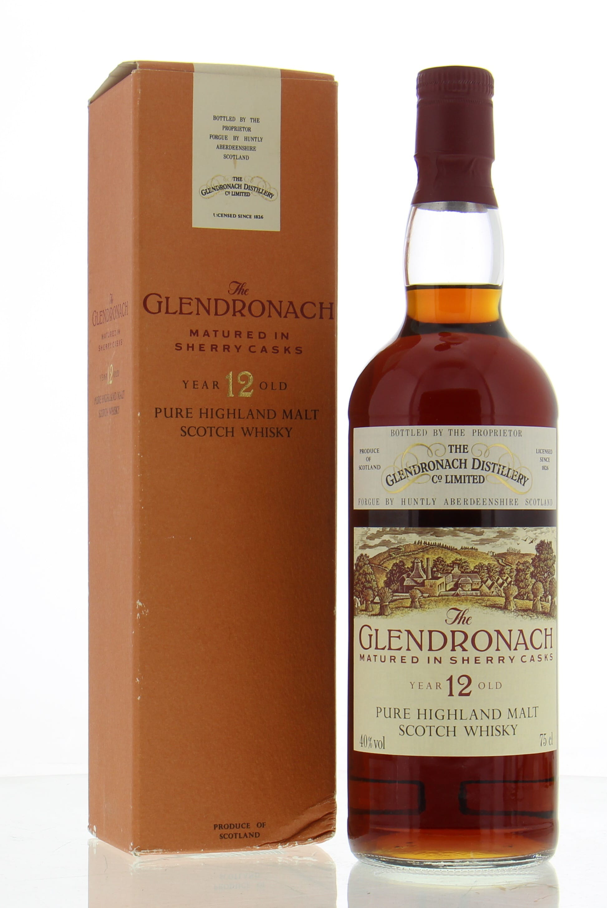Glendronach 12 year old, 40%