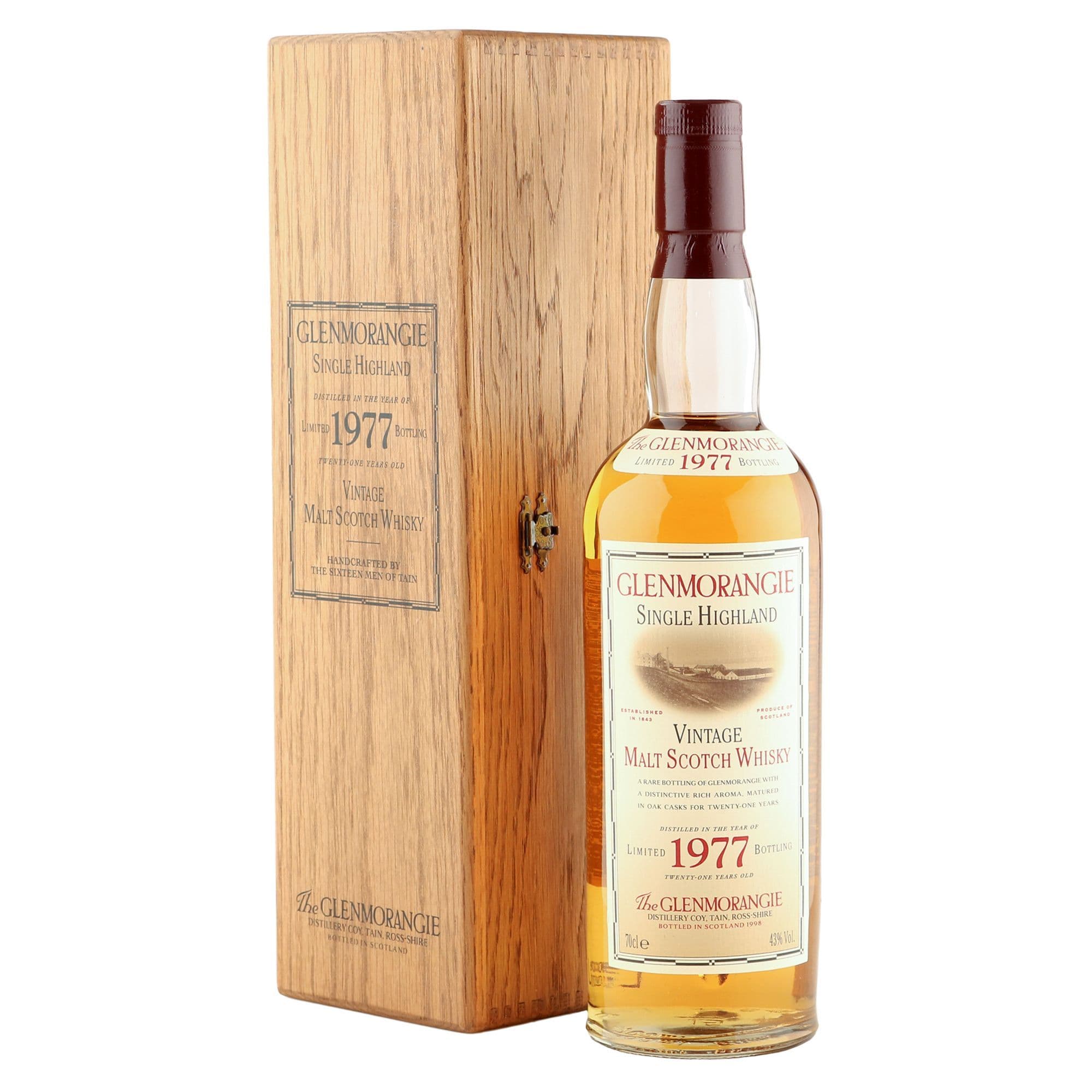 Glenmorangie 1977 Vintage, 43%