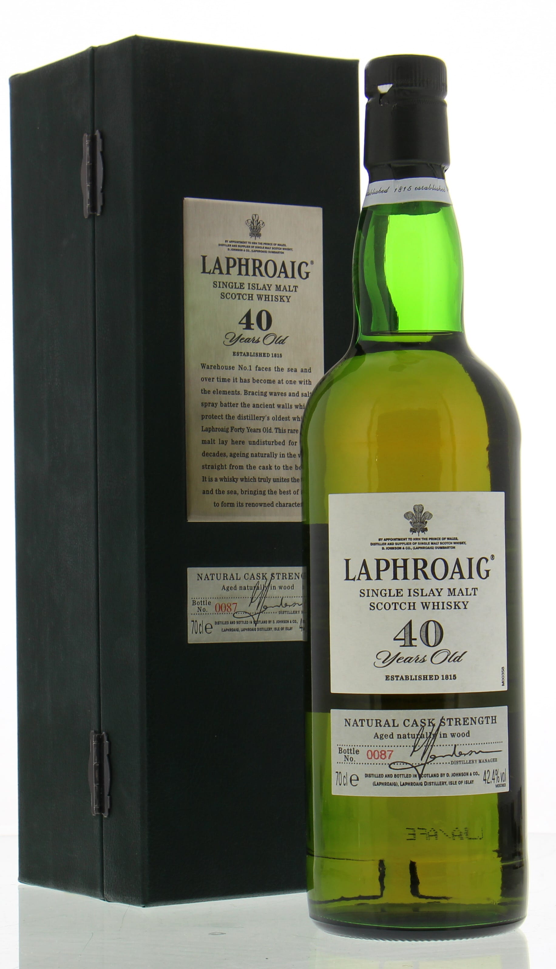 Laphroaig 40 year old, 42.4%