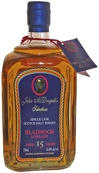 John MacDougall's Selection (distilled at Bladnoch), 16 year old, 55.8%,