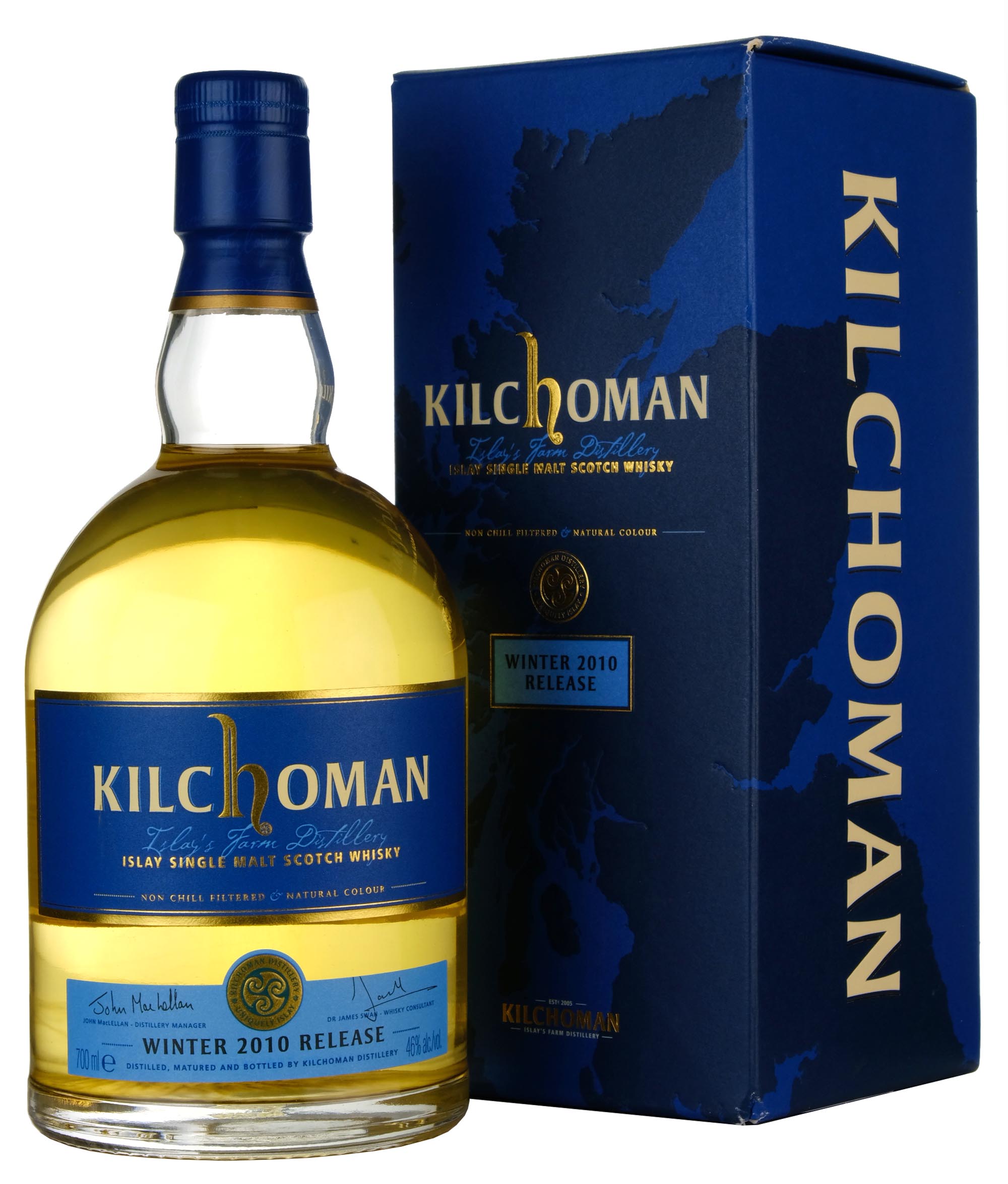 Kilchoman, Winter 2010 Release, 46%