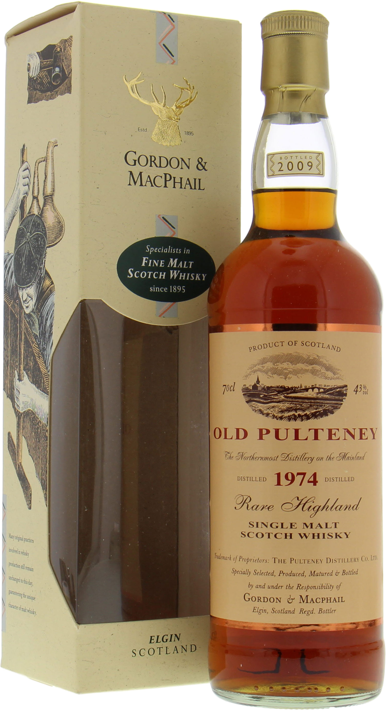 Gordon & MacPhail (distilled at Old Pulteney) 21 year old, 43%
