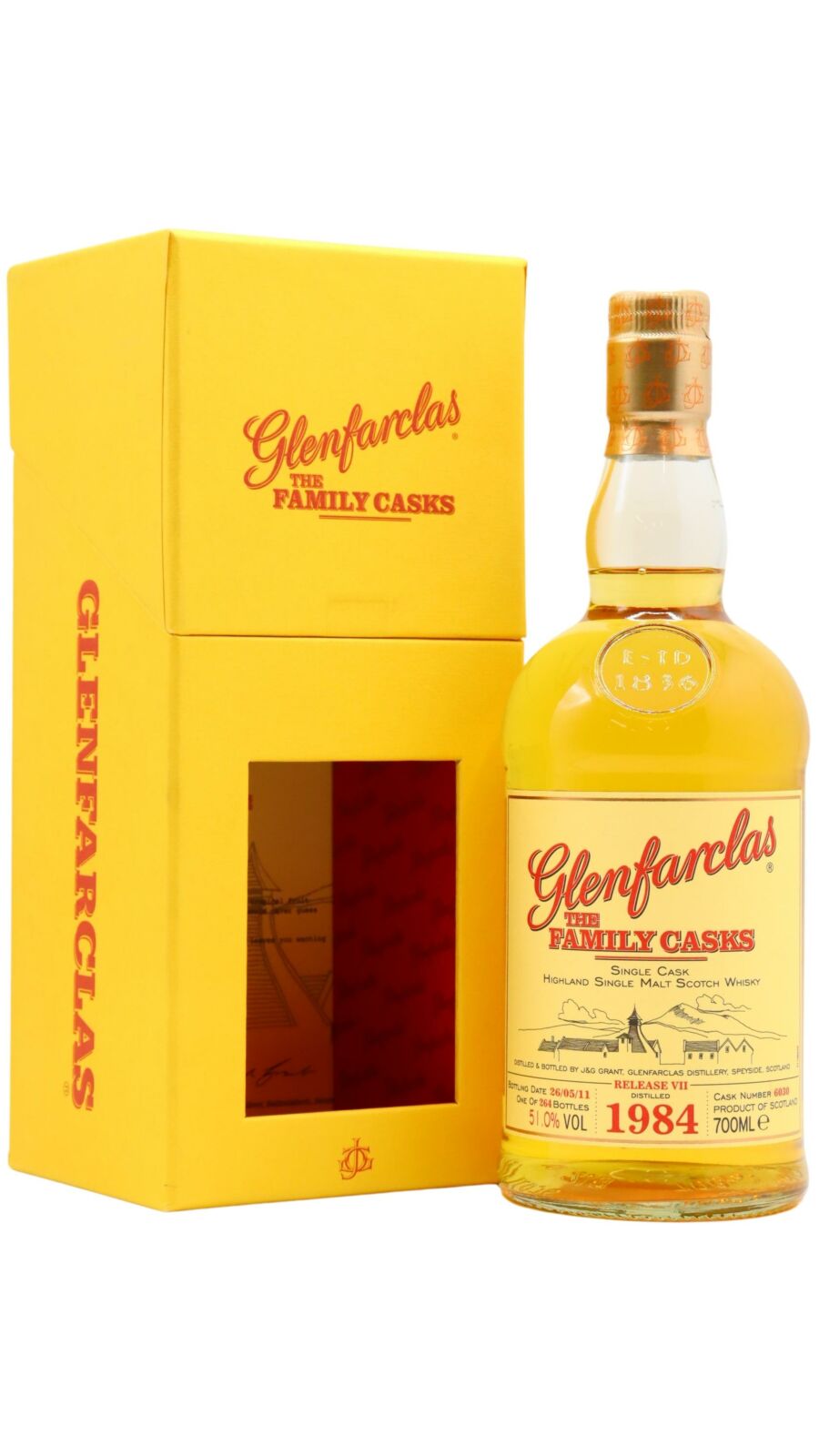 Glenfarclas Family Cask 1984 (Cask #6030), 51%