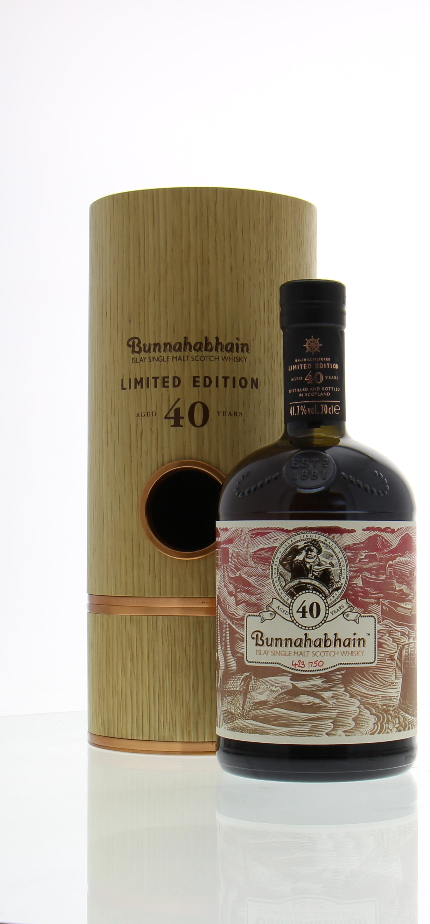 Bunnahabhain 40 year old, 41.7%