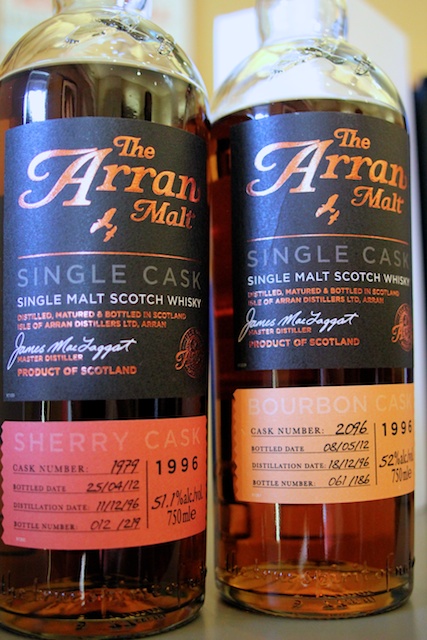 Arran Premium Bourbon Single Cask (Cask 2096), 52%