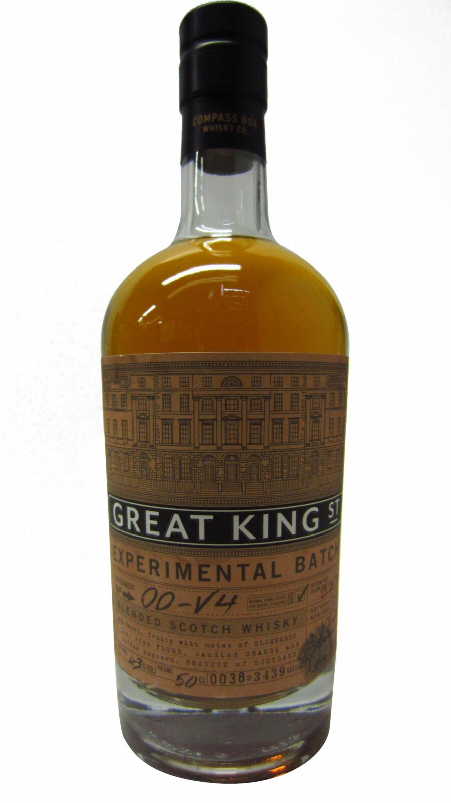 Compass Box Great King Street Experimental OO-V4, 43%