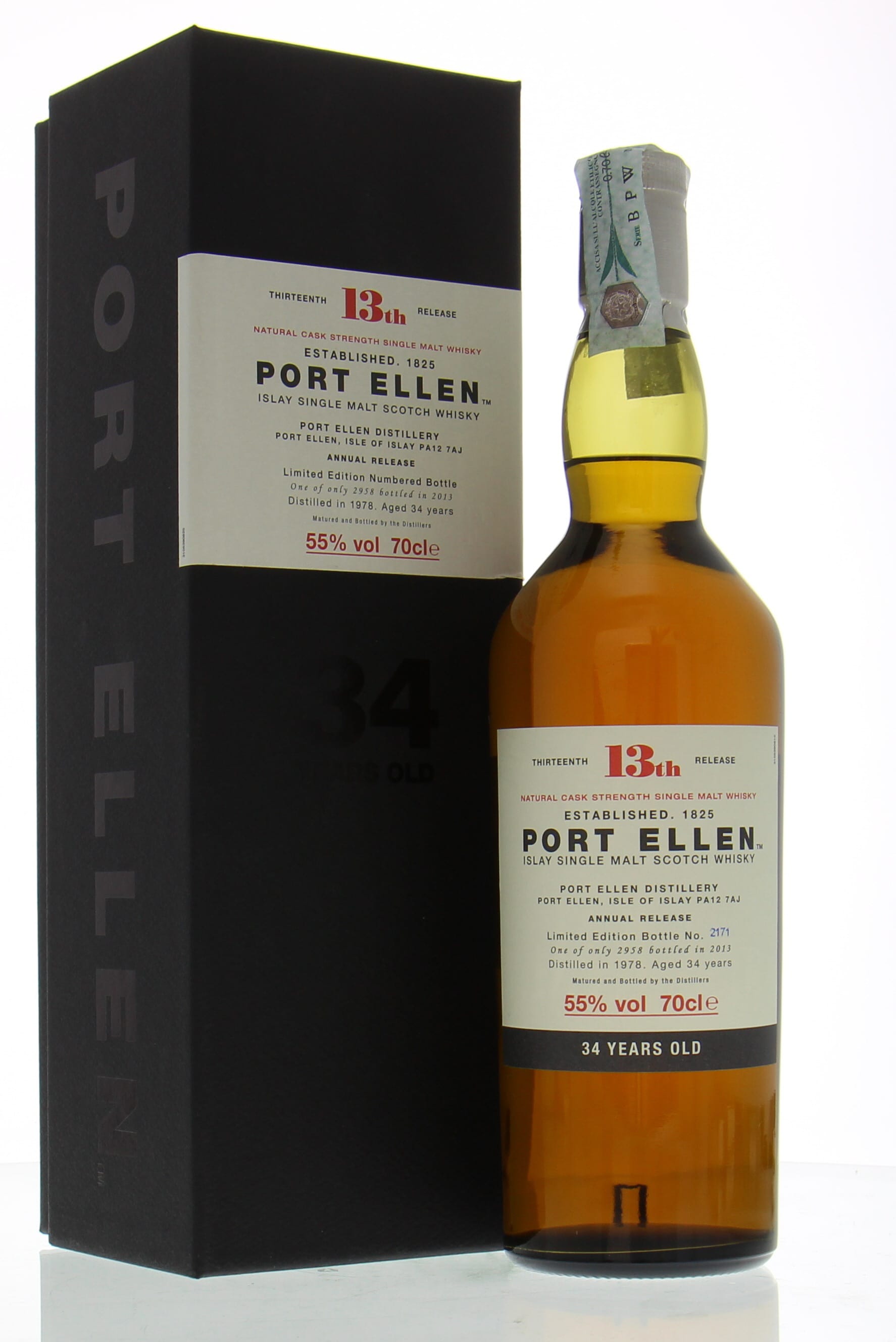 Port Ellen 34 year old, 55%