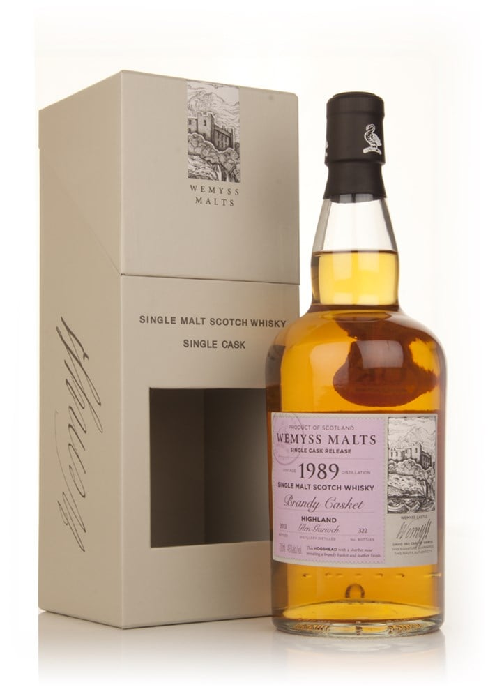 Wemyss Malts Brandy Casket (distilled at Glen Garioch) 1989, 46%