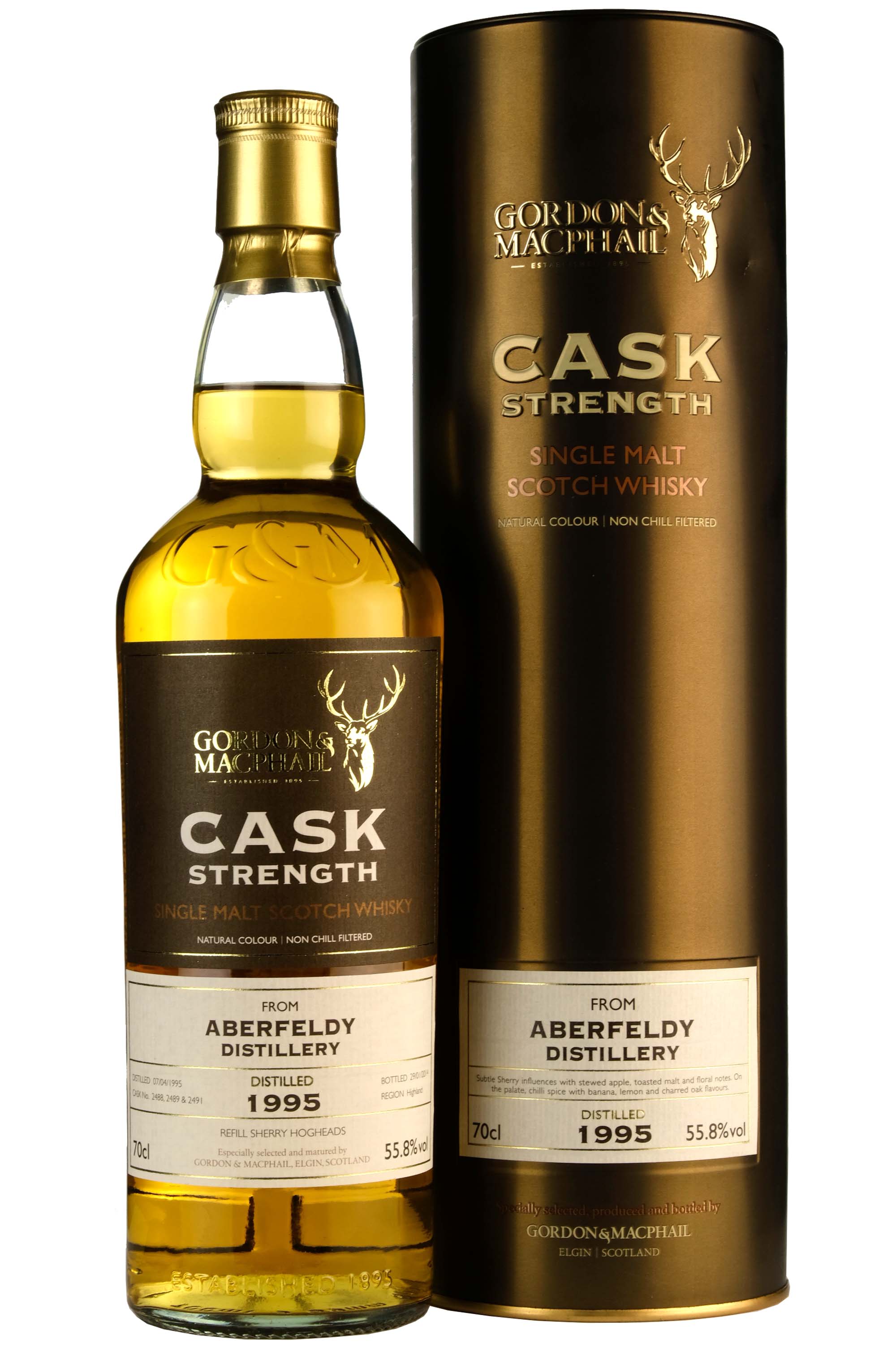 Gordon & MacPhail Cask Strength 1995 (distilled at Aberfeldy), 55.8%