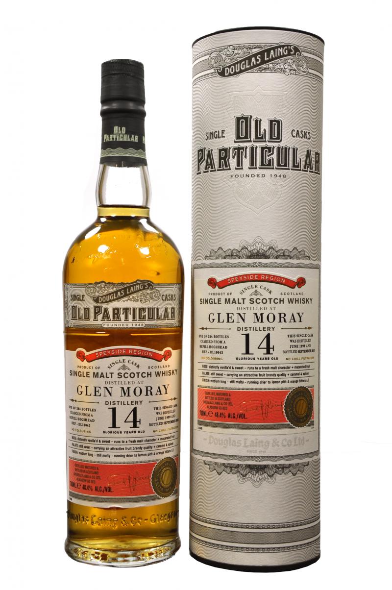 Douglas Laing Old Particular (distilled at Glen Moray) 14 year old, 48.4%