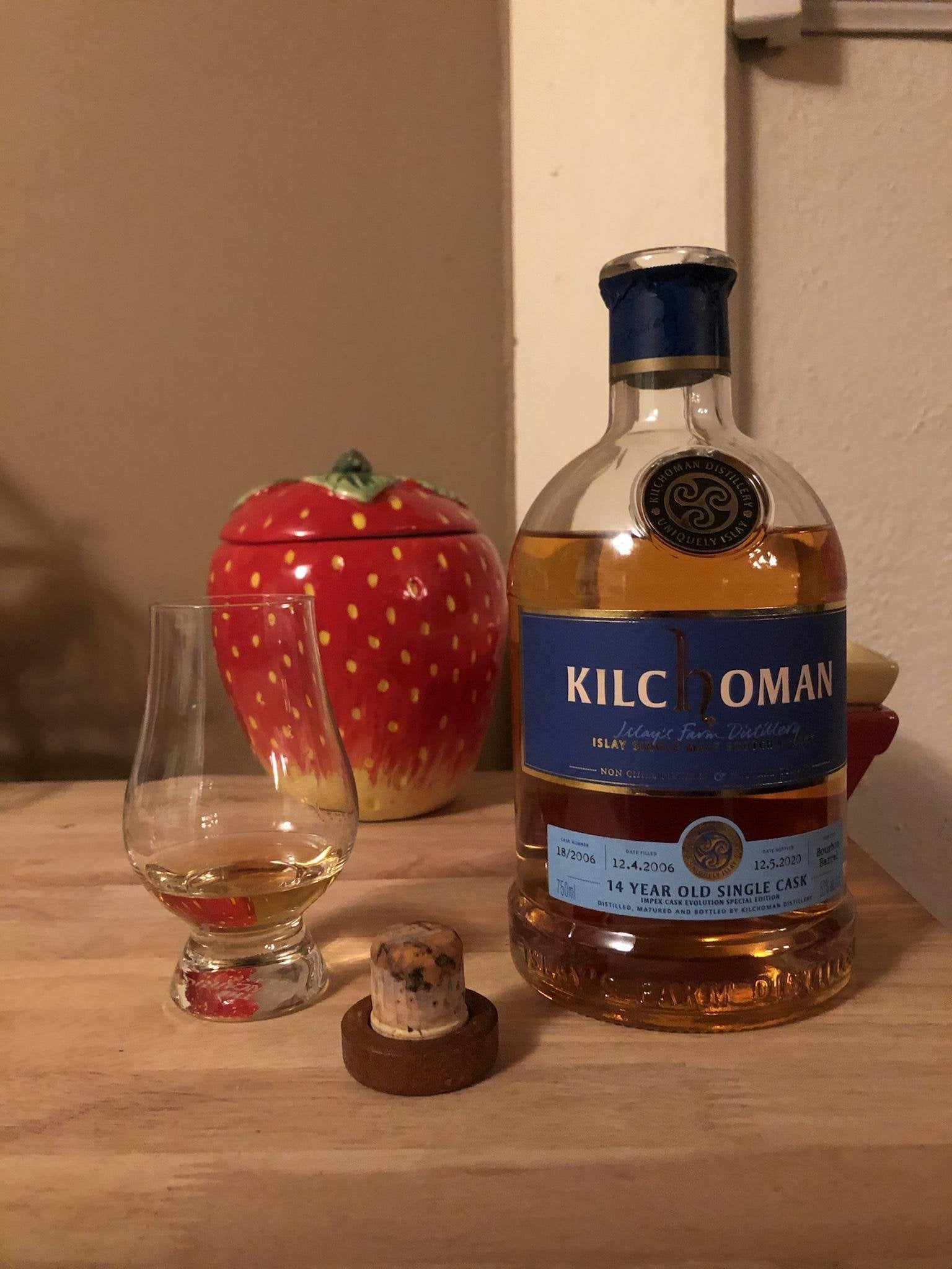 Kilchoman 14 year old Impex Cask Evolution (Cask No. 18/2006), 53%