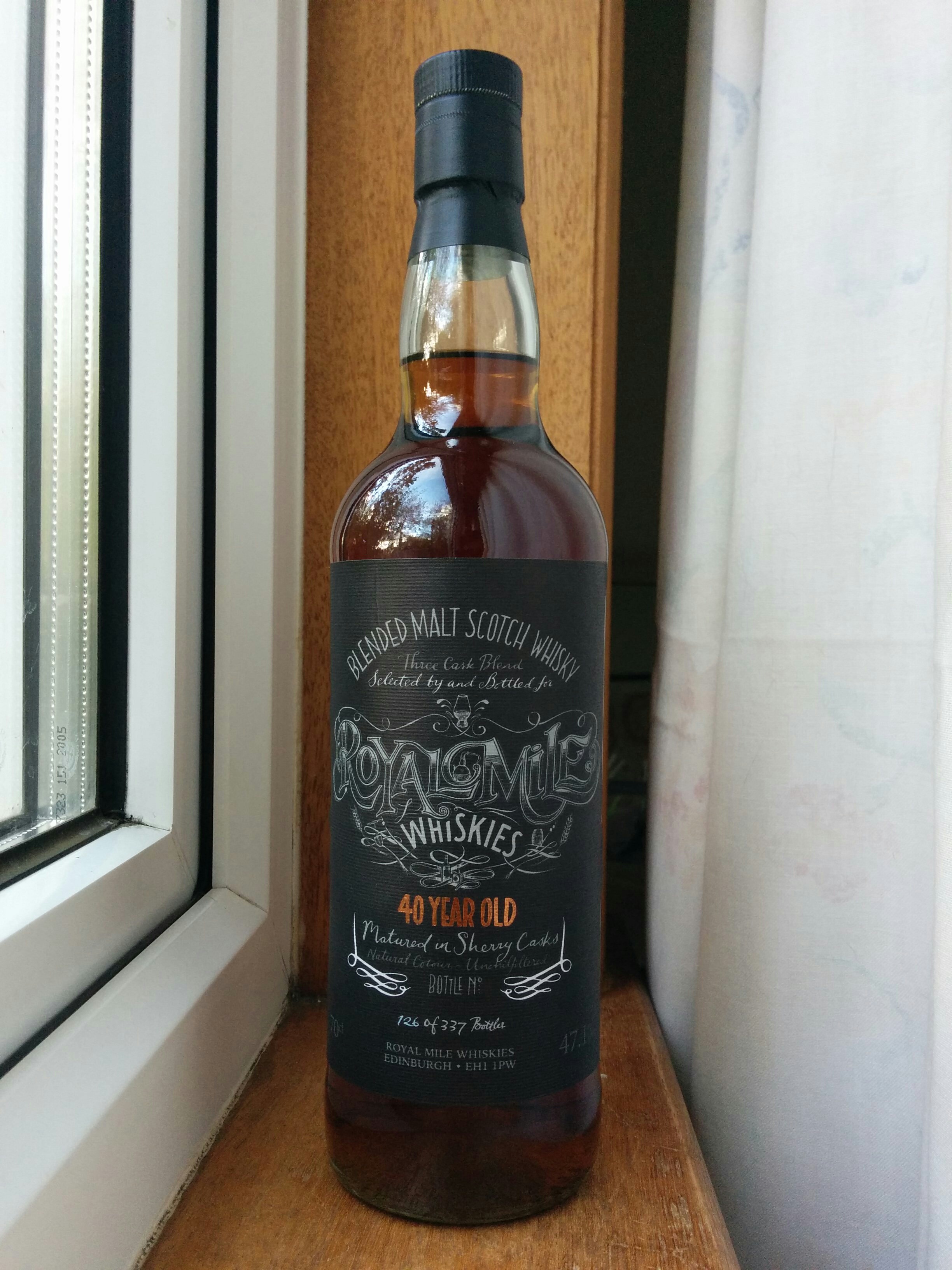 Royal Mile Whiskies 40 year old, 47.1%