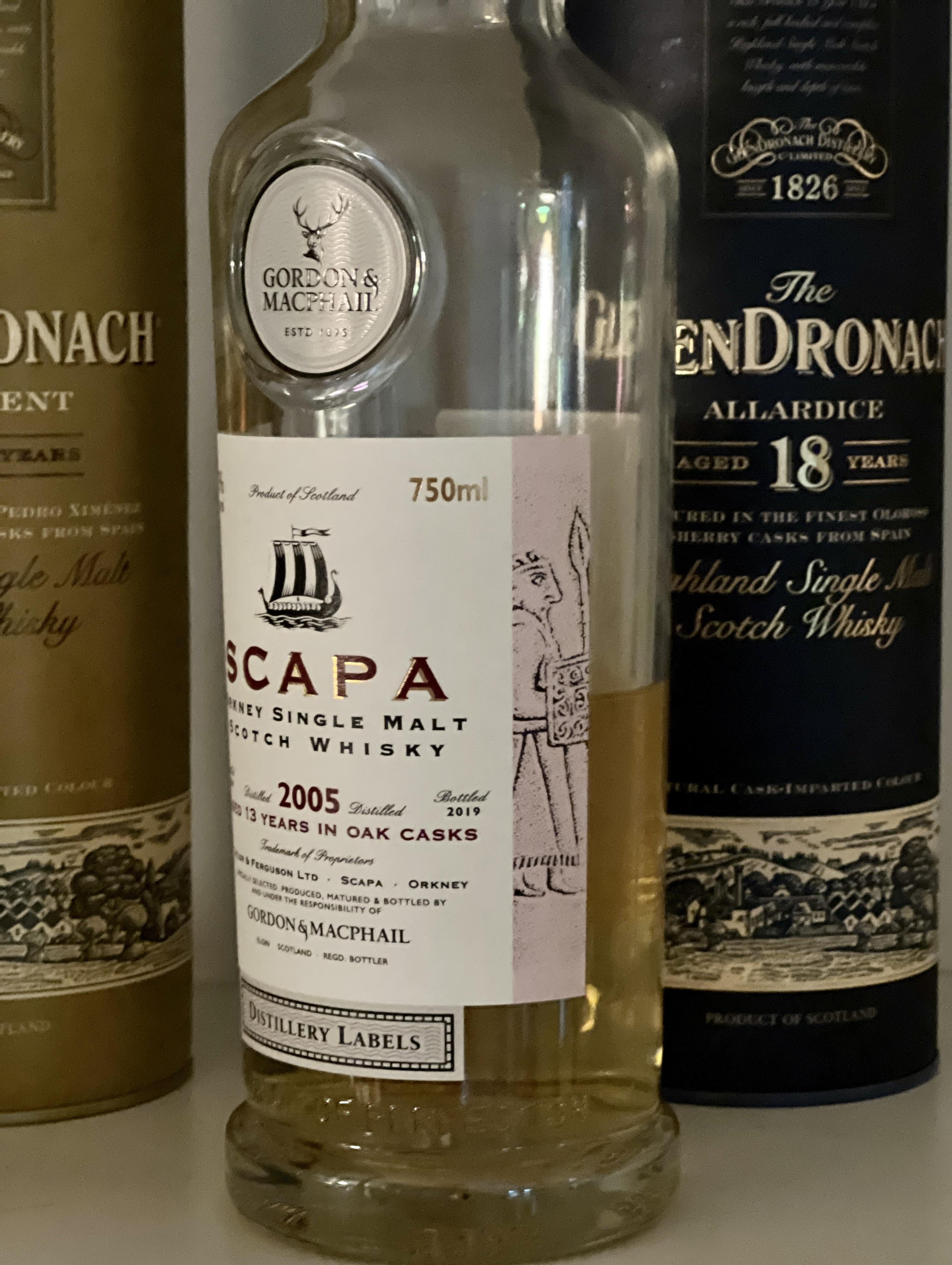 Gordon & MacPhail Distillery Labels 10 year old (distilled at Scapa), 43%