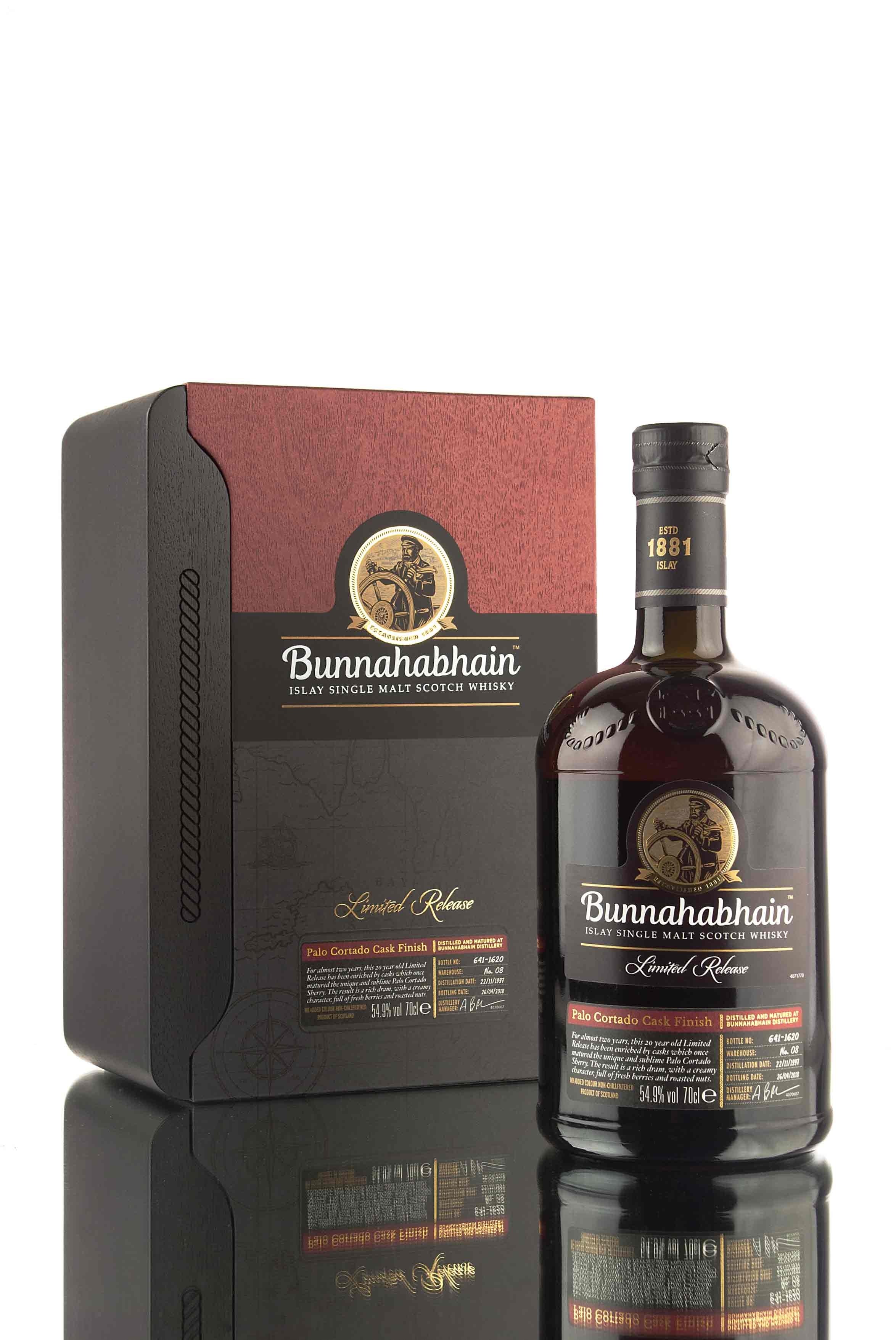 Bunnahabhain Palo Cortado Cask Finish (1997 vintage), 54.9%