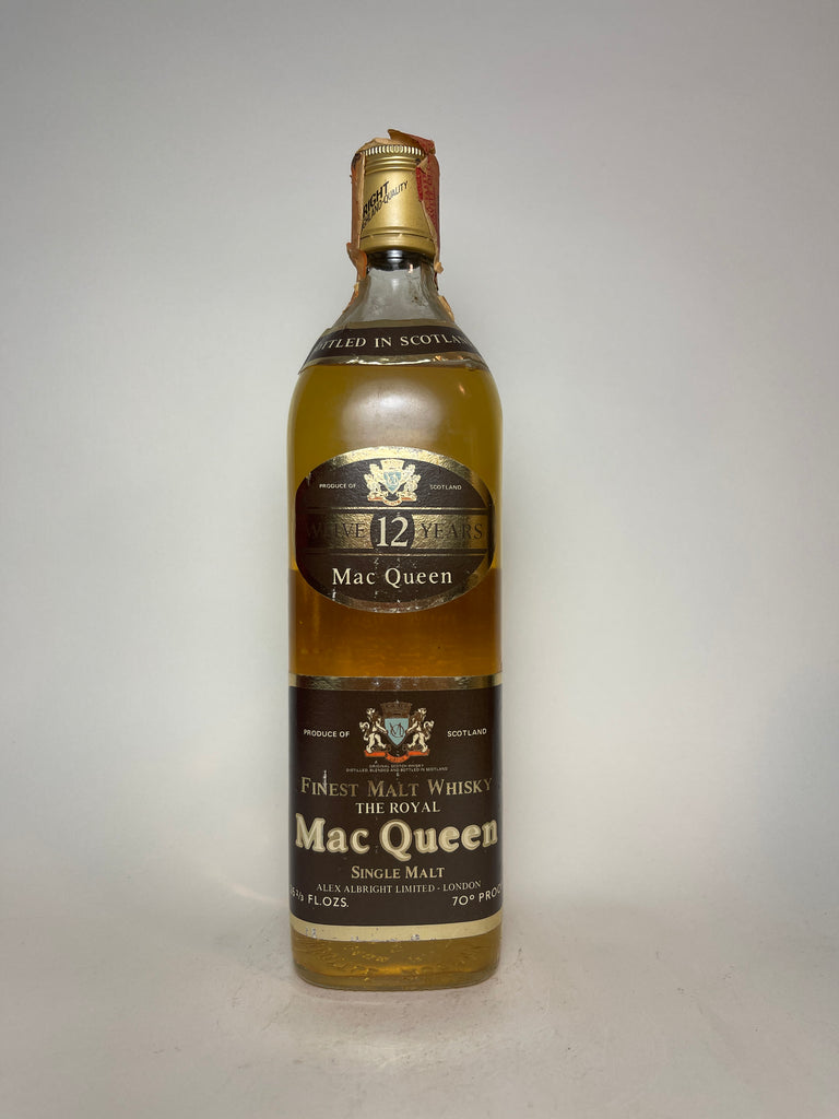 MacQueens of Scotland 12 year old, 40%
