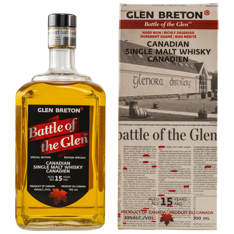 Glen Breton 15yo Battle of the Glen
