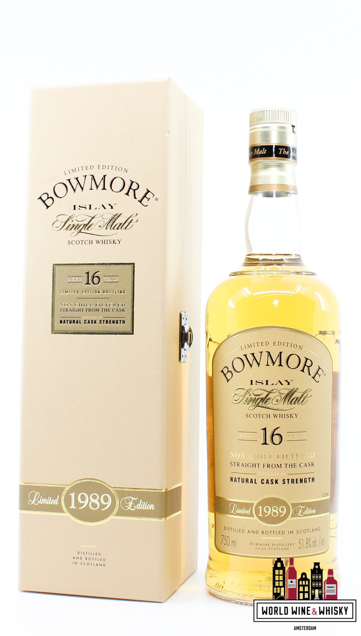 Bowmore 16 year old 1989 vintage, 51.8%