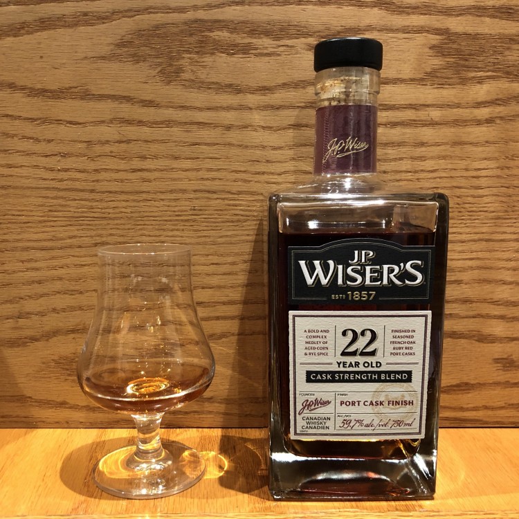 J.P. Wiser's 22yo Port Cask Finished