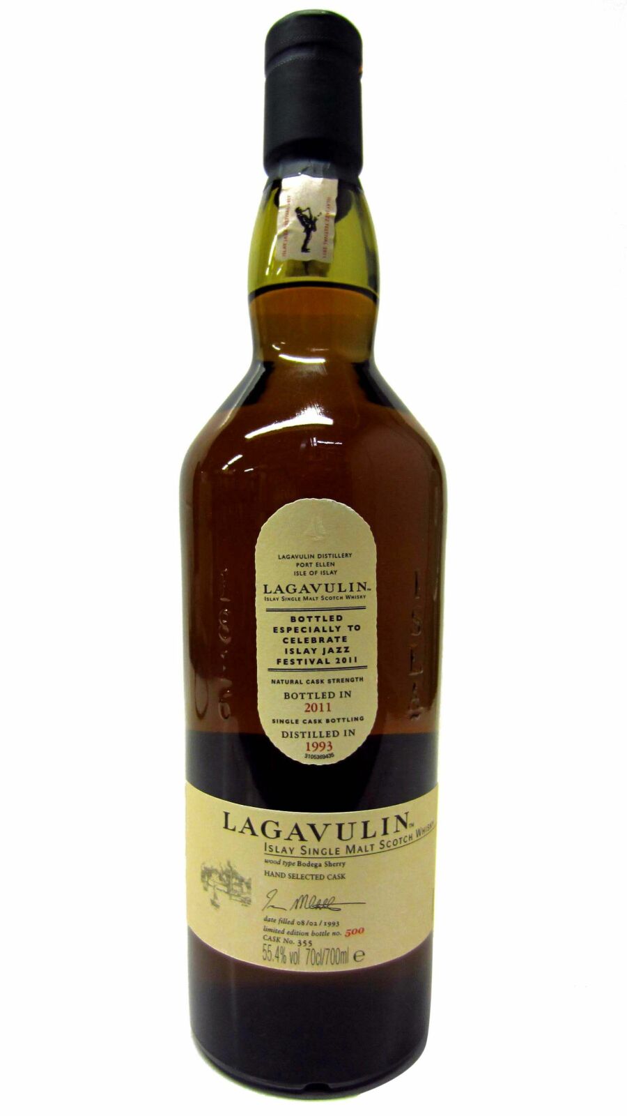 Lagavulin 1993 Islay Jazz Festival bottling (2011 Release), 55.4%