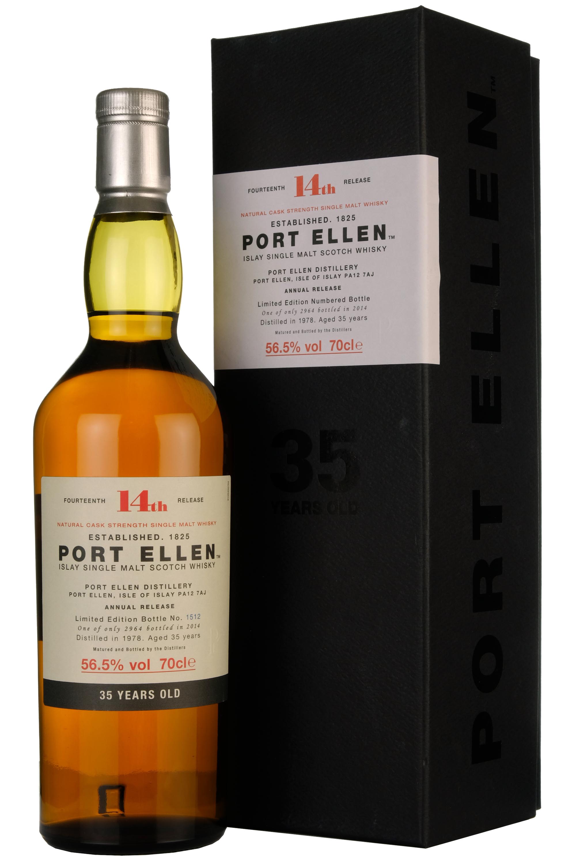 Port Ellen 1978 35 year old (Diageo Special Release 2014), 56.5%
